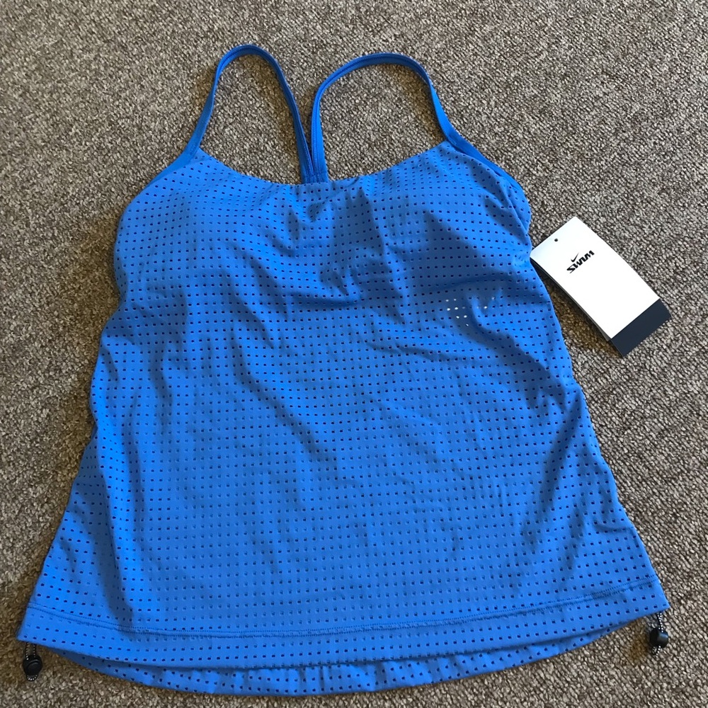 Nike swem Blue Strappy tank S brand new